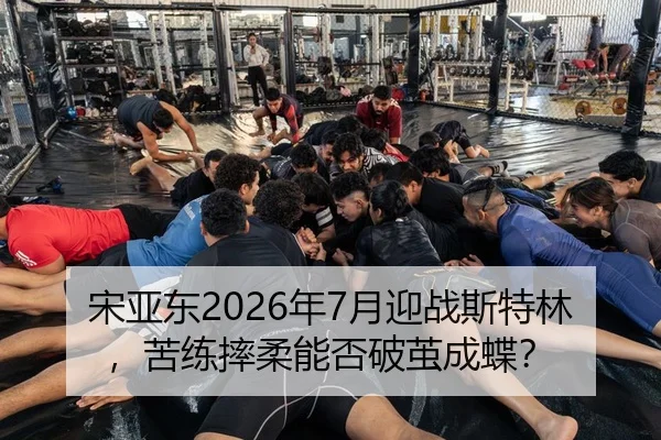 宋亚东2026年7月迎战斯特林，苦练摔柔能否破茧成蝶？